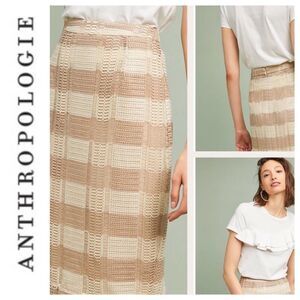 Anthropologie Naomi striped Pencil Skirt